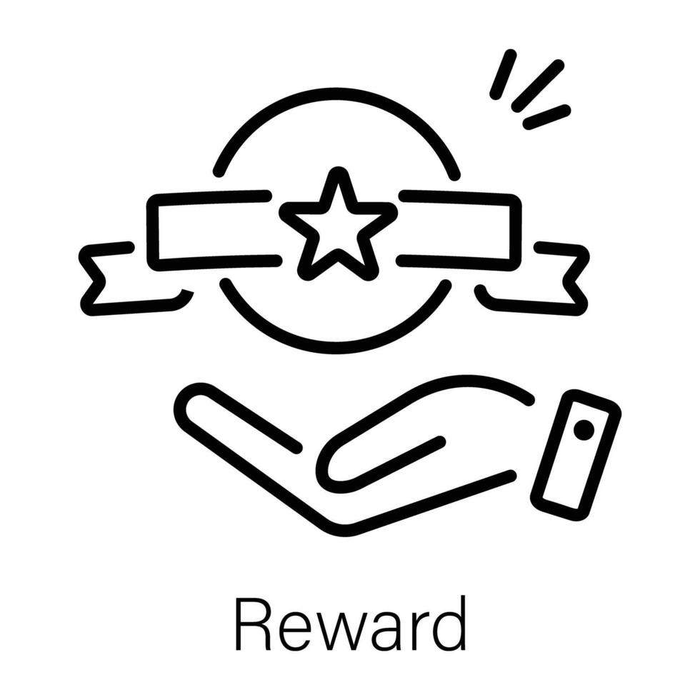 Trendy Reward Concepts vector
