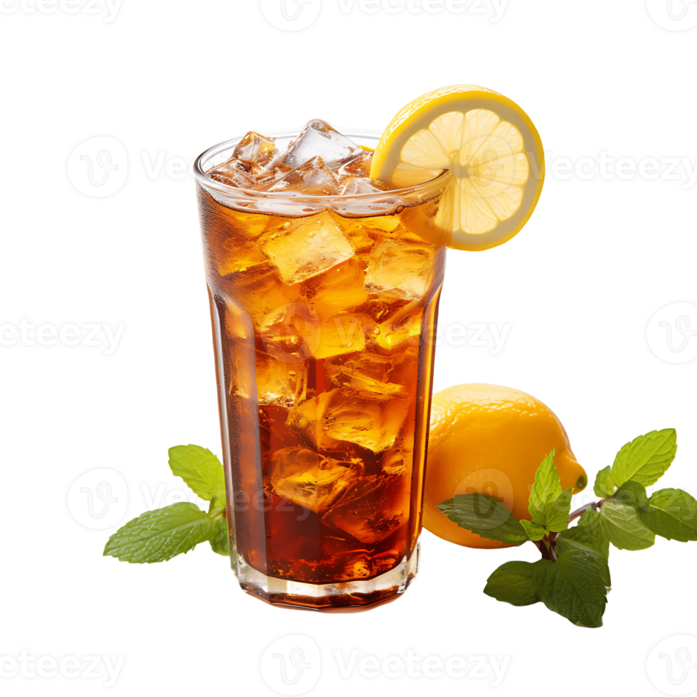 Cool and Crisp Ice Tea with No Background png