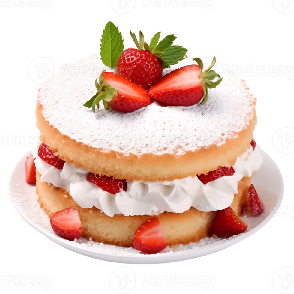 Vanilla Sponge Bliss Delightfully Fluffy Sweet Treat png