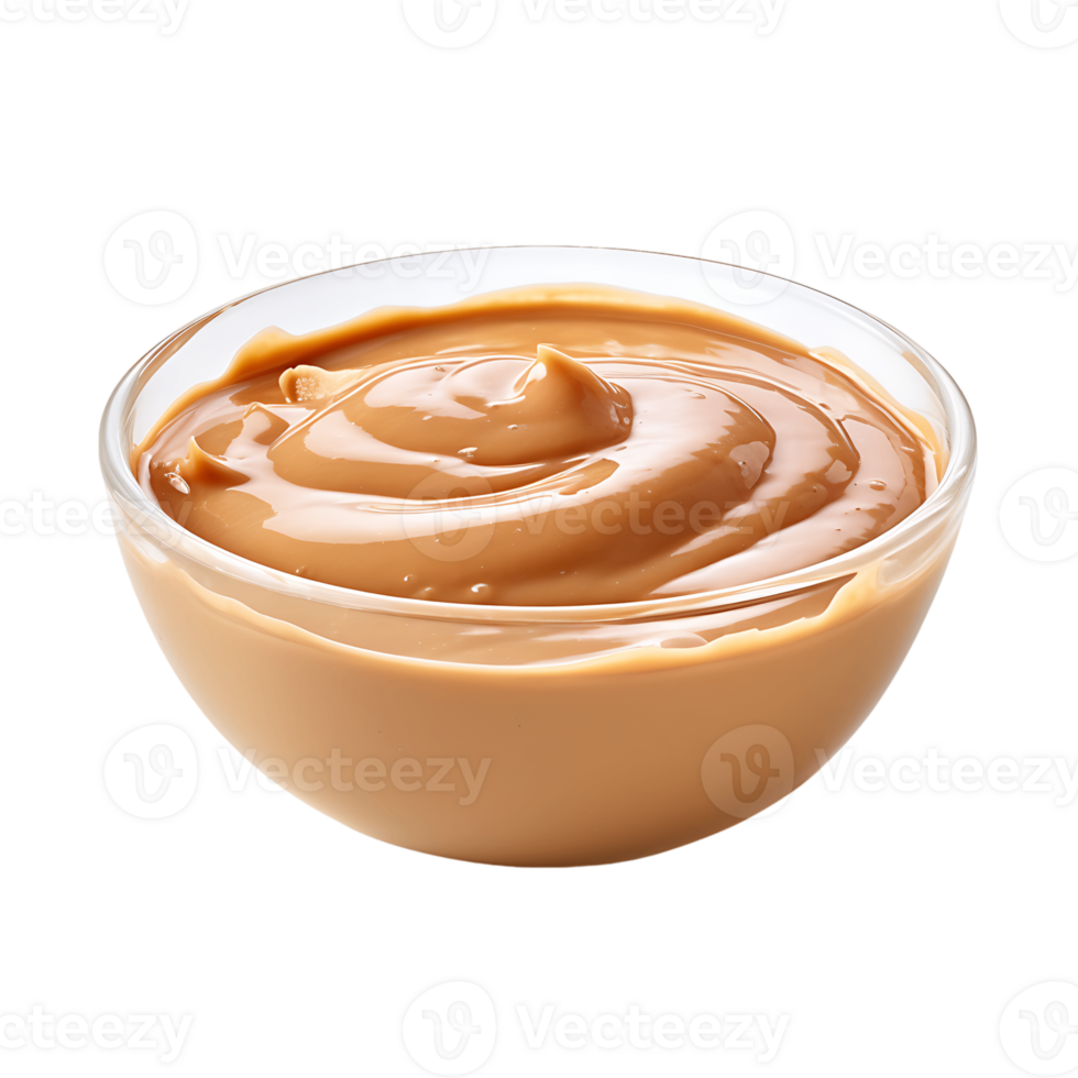 Culinary Delight Clear Background Bowl with Peanut Sauce png