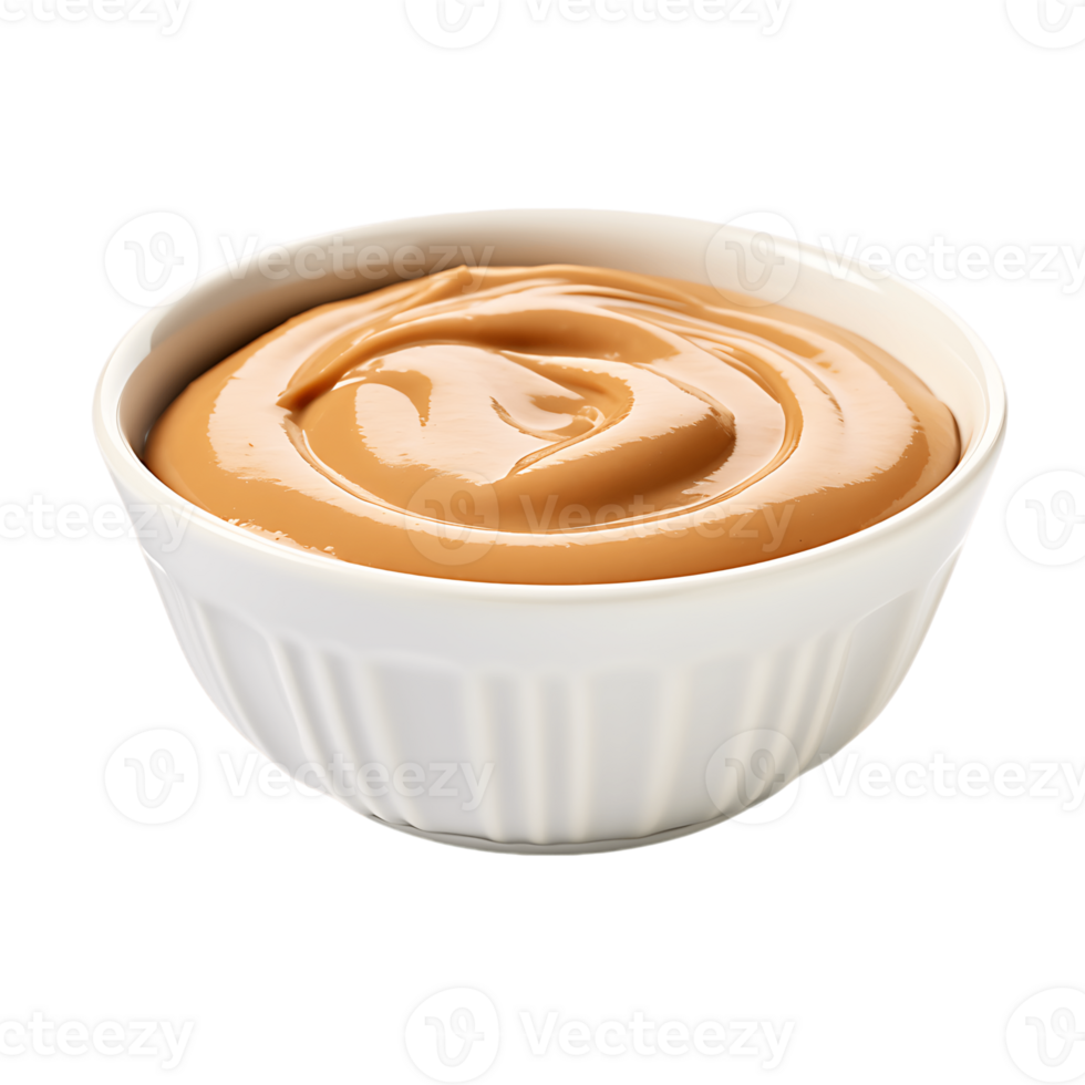 Savory Nut Sauce Isolated Bowl with Transparency png
