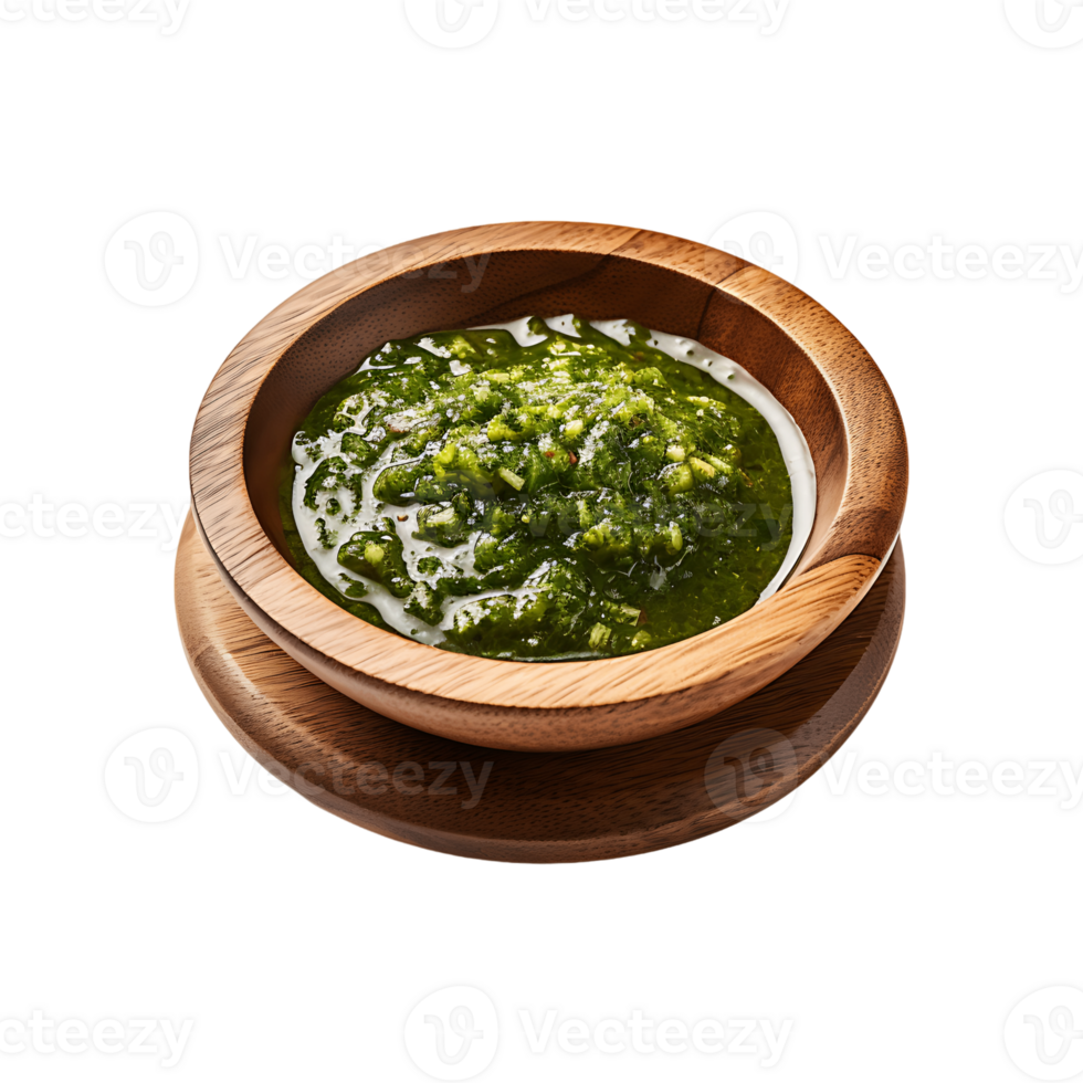 Rustic Chimichurri Sauce Traditional Argentine Taste png