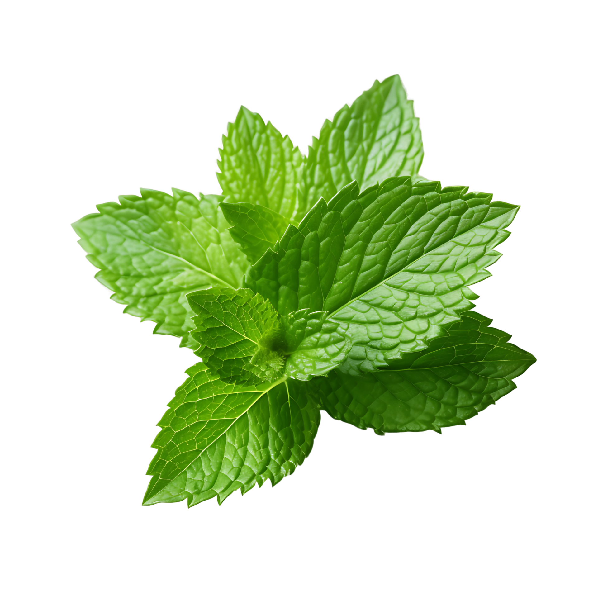 Basil Brilliance Detailed Green Basil Leaf 45354501 PNG