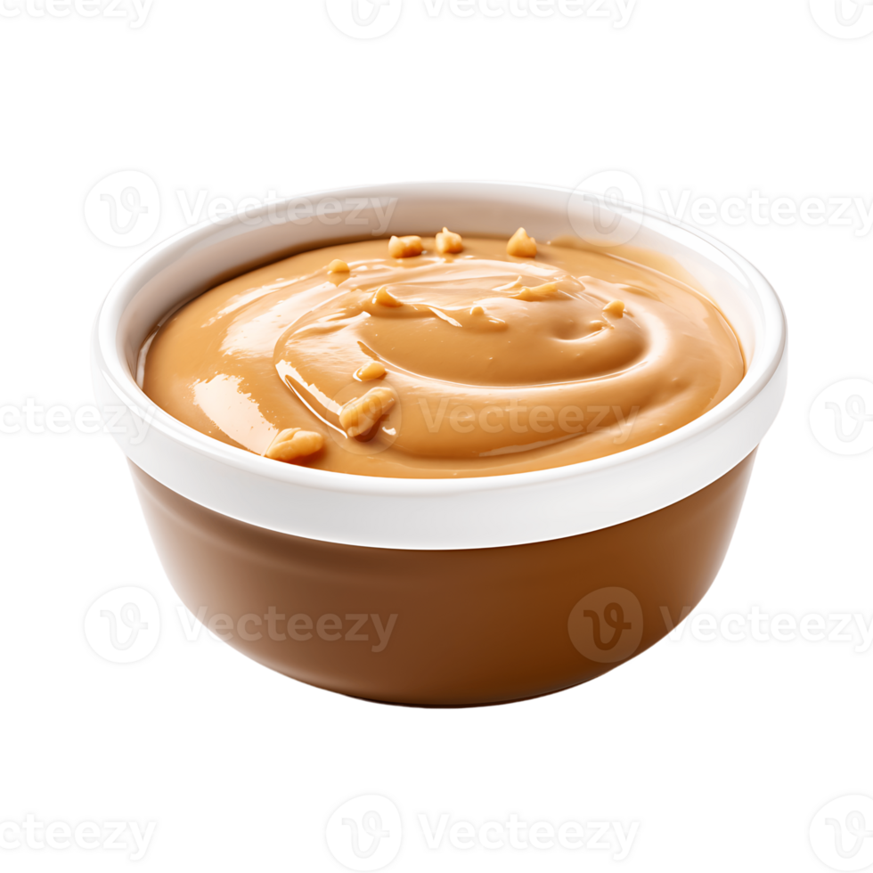 Culinary Craftsmanship Clear Background Bowl with Peanut Sauce png