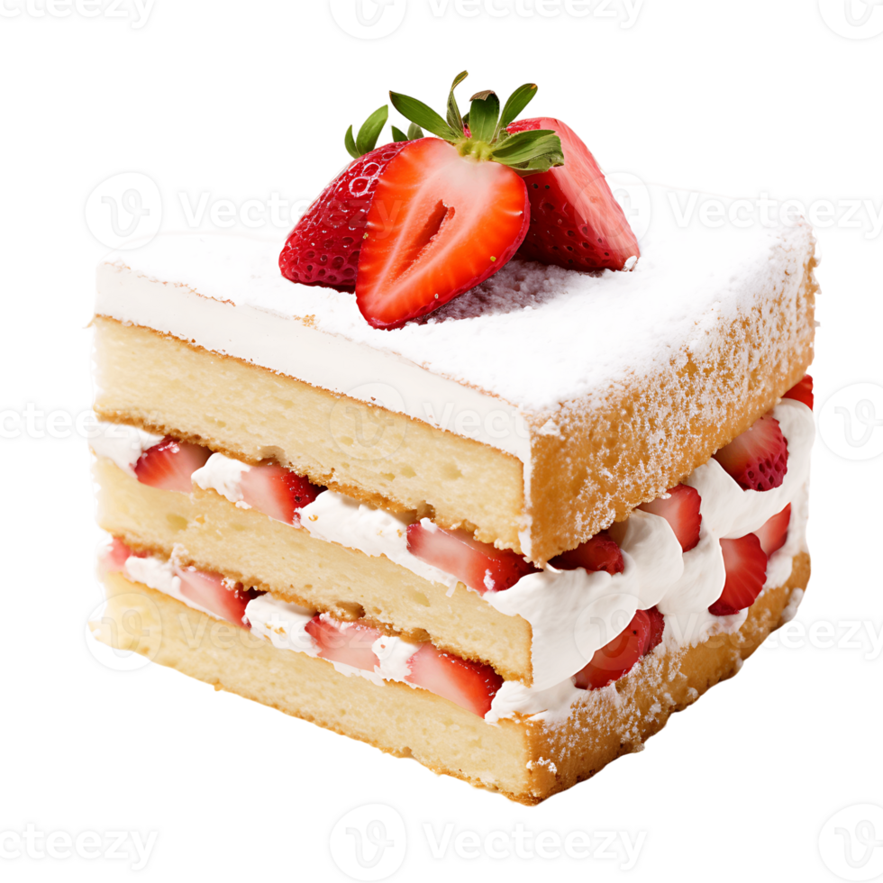 Homemade Vanilla Sweetness Freshly Baked Sponge Indulgence png