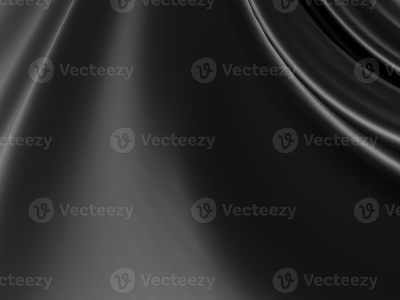 Black luxury fabric background with copy space photo