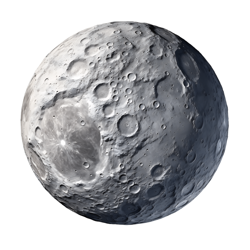 Nocturnal Luminescence Moon on Clear Background png