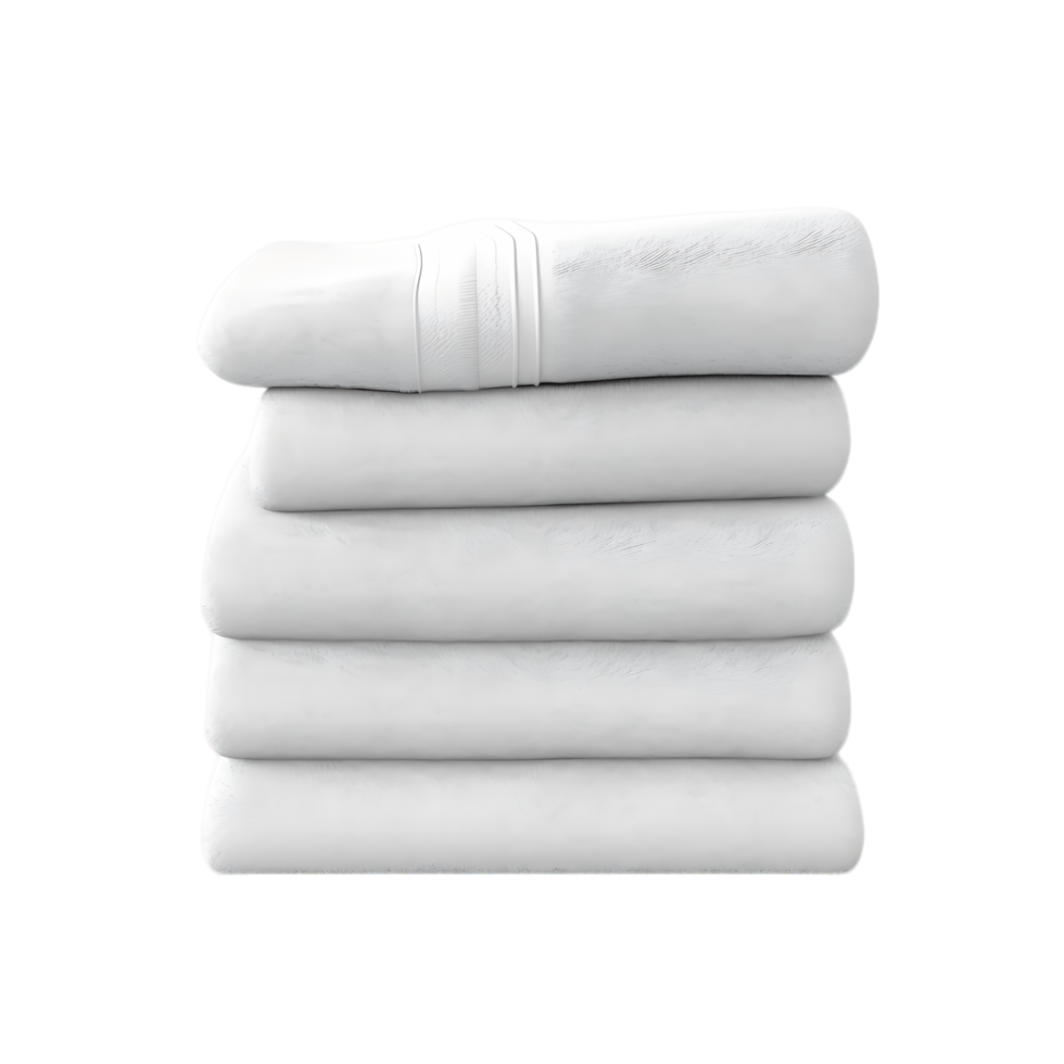 Alabaster Ambiance Tower of Soft White Towels png