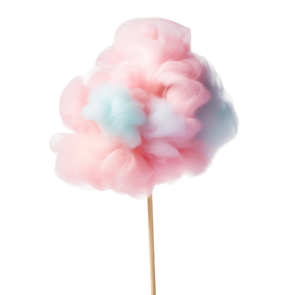 Fluffy Fantasy Cotton Candy with No Background png
