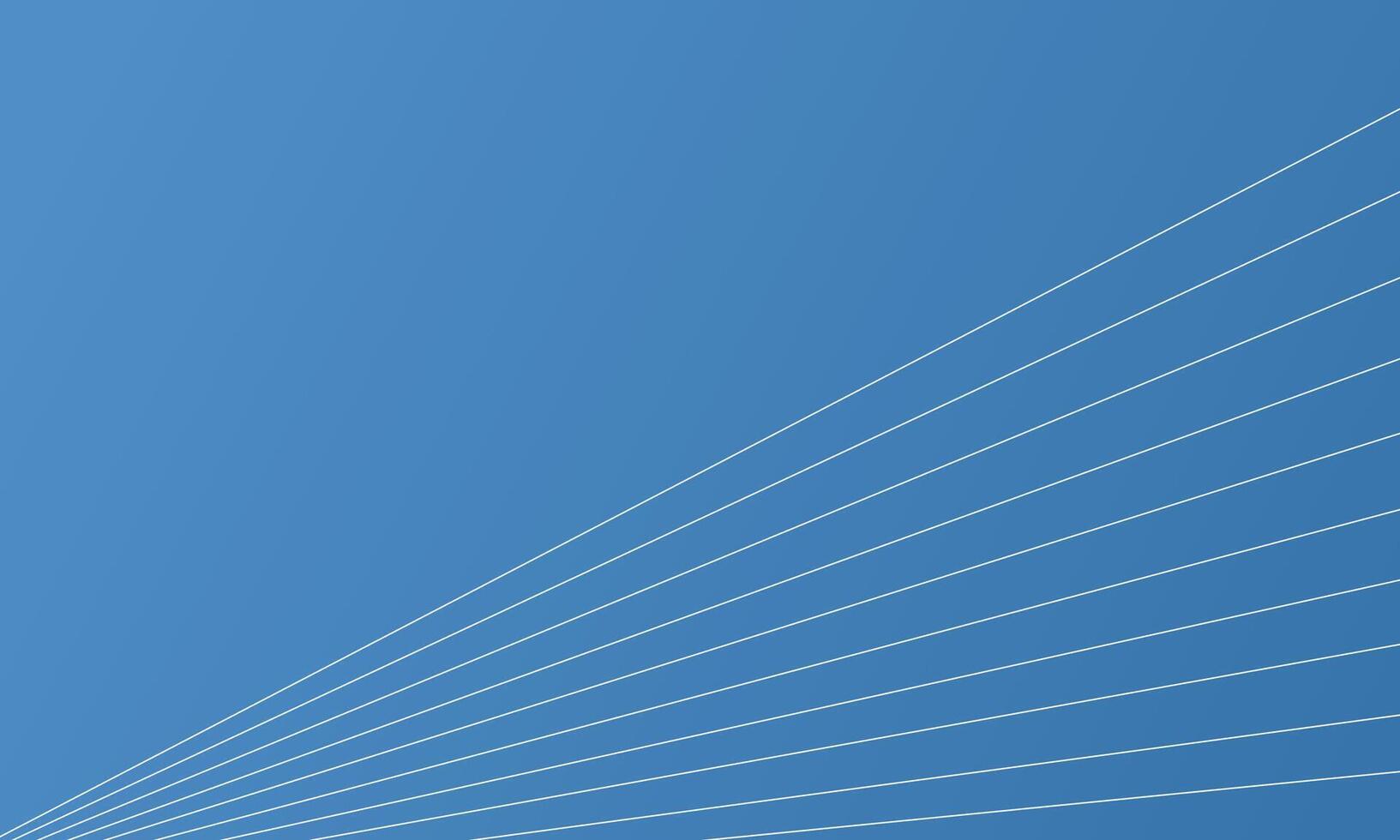 Blue gradation background with white line stripes vector