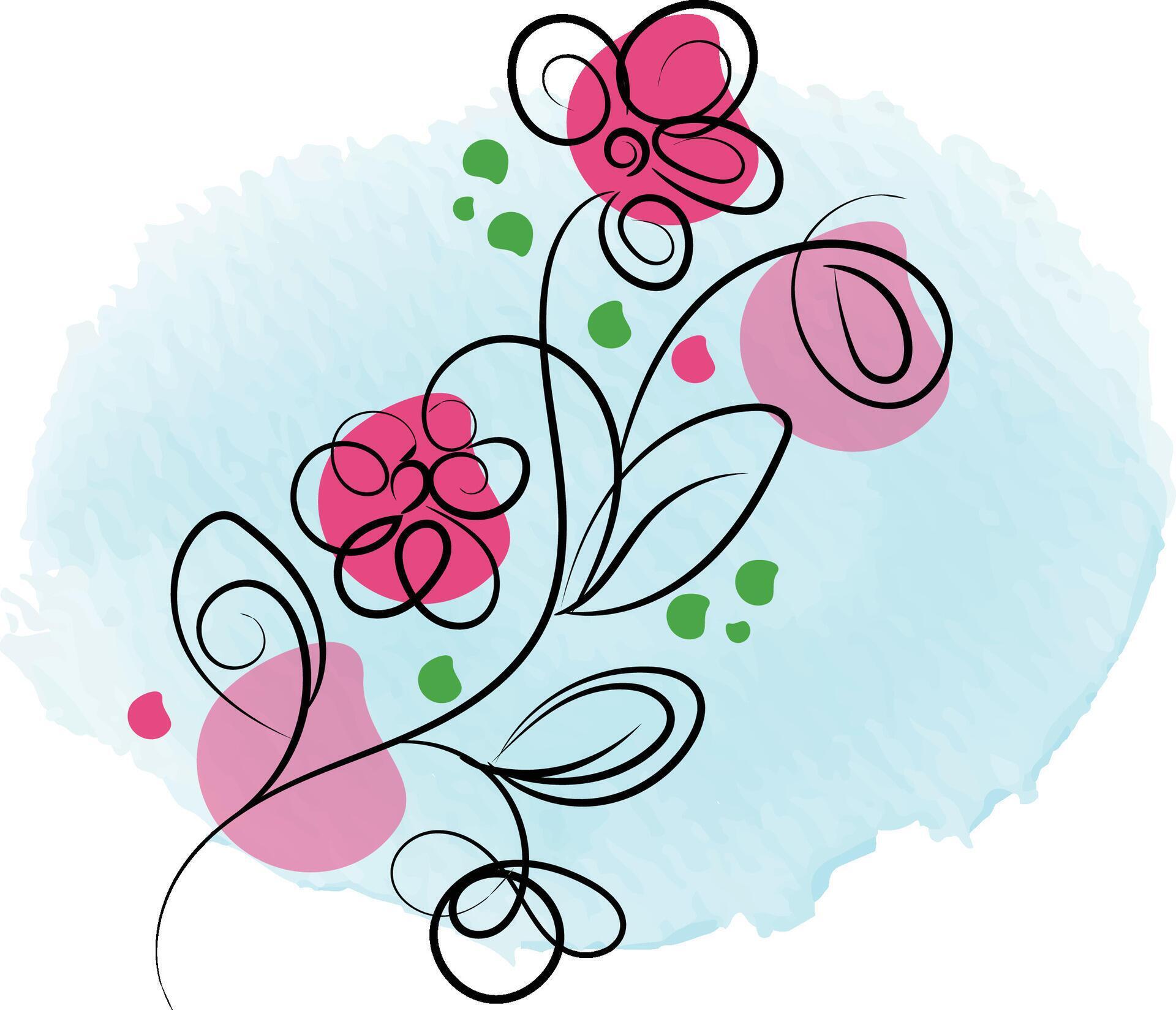 Watercolor floral arrangement collection 45356151 Vector Art at Vecteezy
