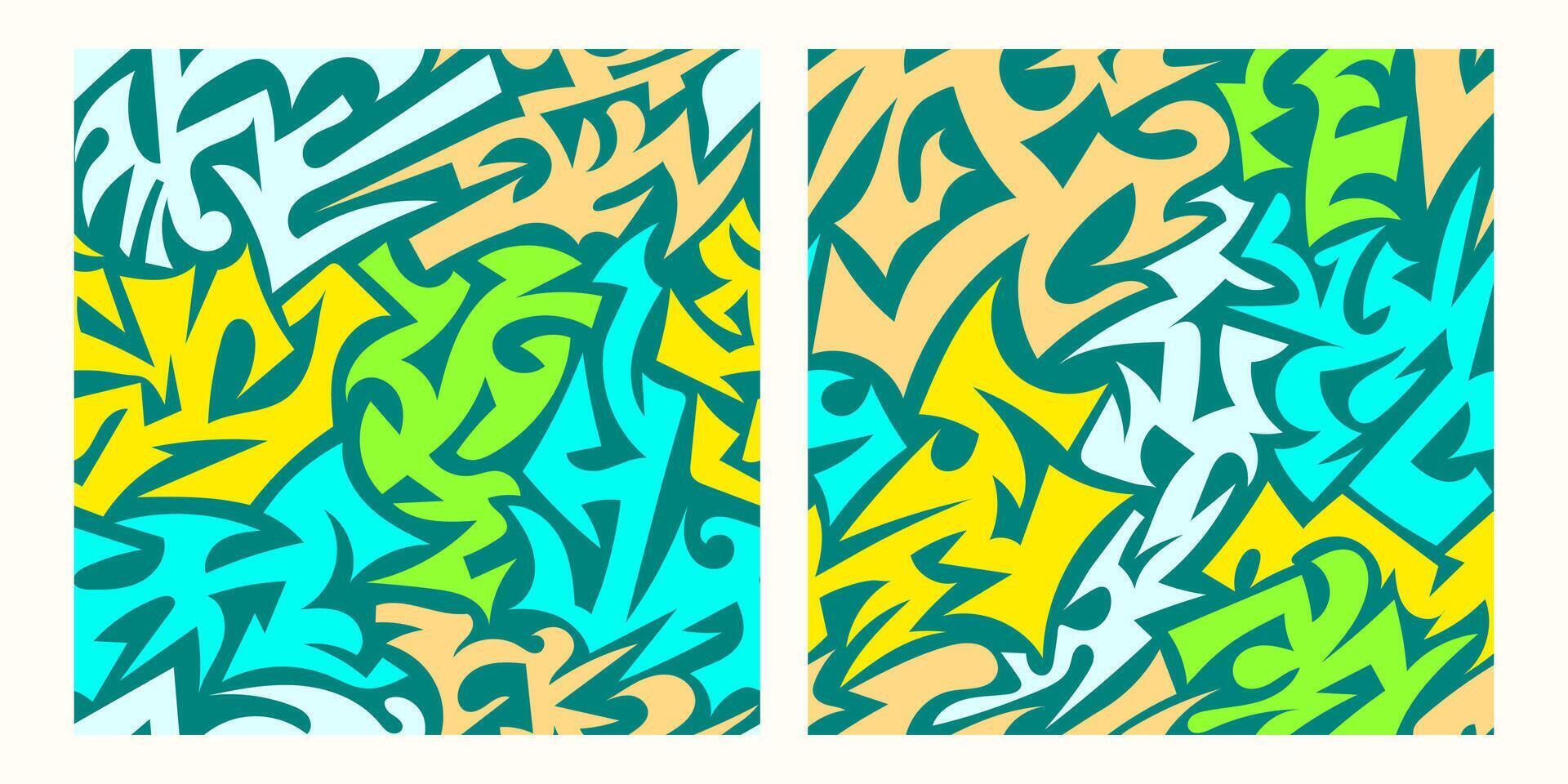 collection of liquid abstract backgrounds full of soft colors vector