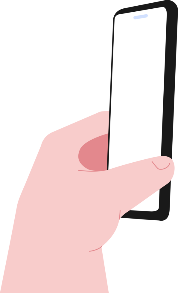 Simple flat mobile payment concept illustration png