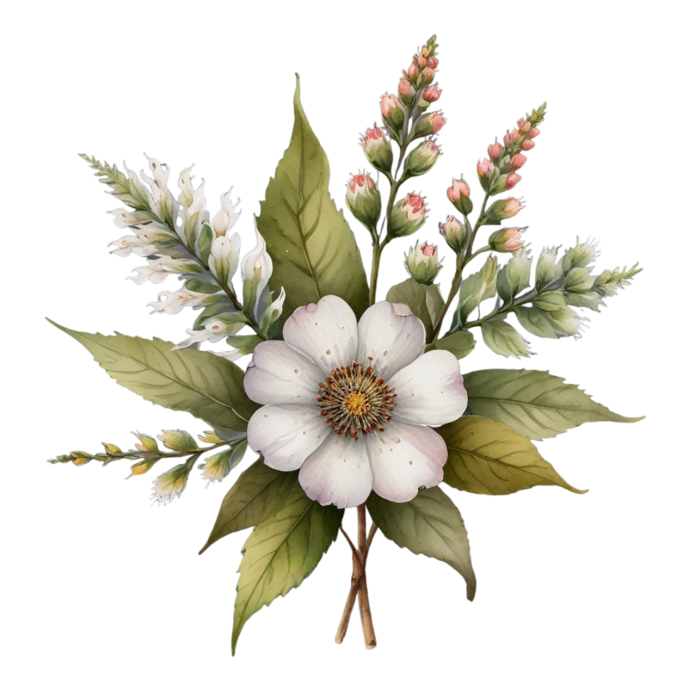 Watercolor Flower Bouquet png