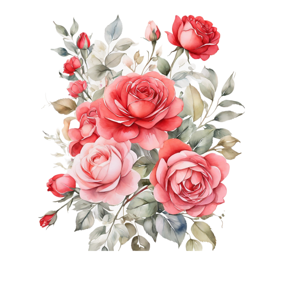 Watercolor Flower Bouquet png
