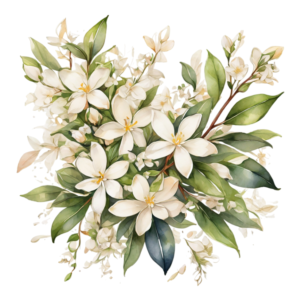 Watercolor Flower Bouquet png