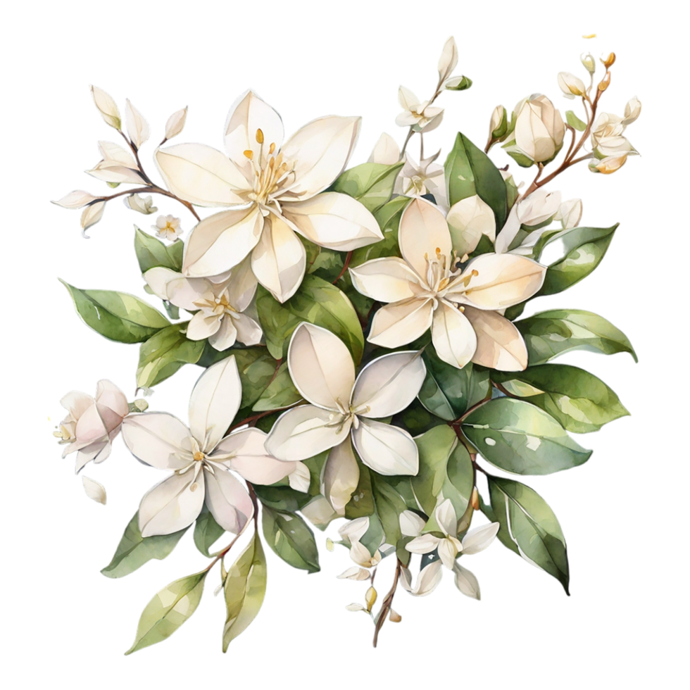 Watercolor Flower Bouquet png