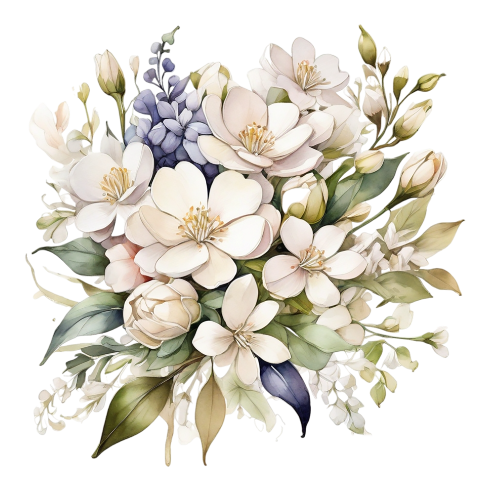 Watercolor Flower Bouquet png