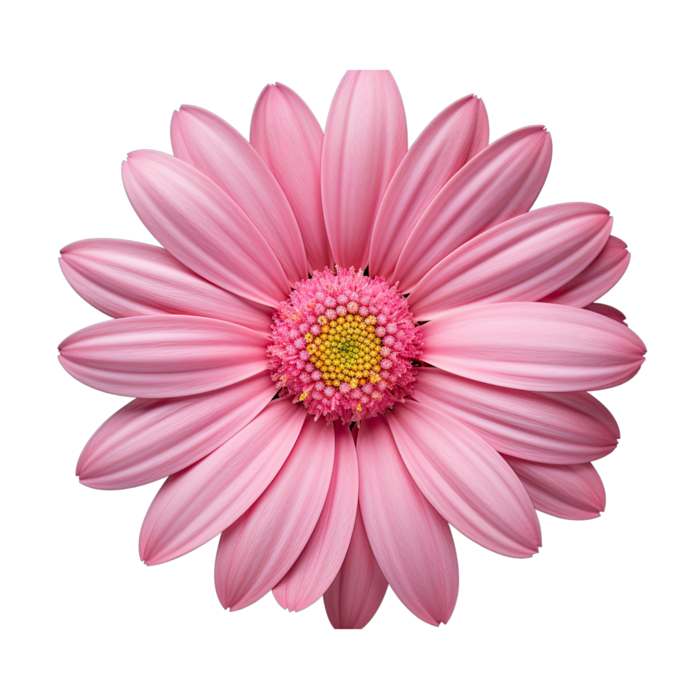 Pink cosmos flower isolated on transparent background png