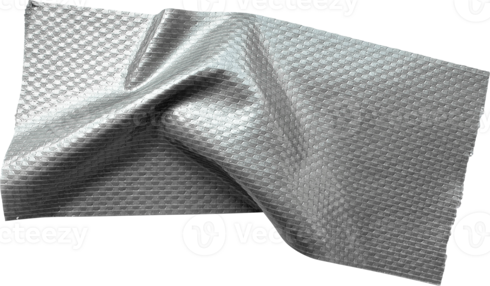Gray Textured Crumpled Torn Duct Tape png