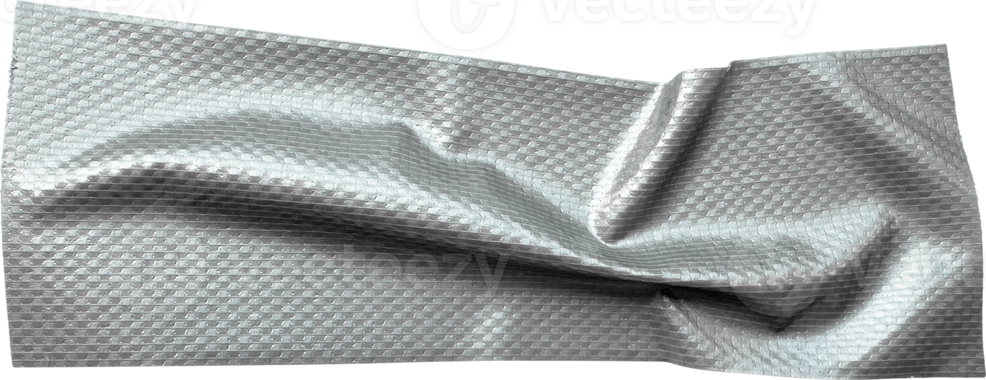 Gray Textured Crumpled Torn Duct Tape png