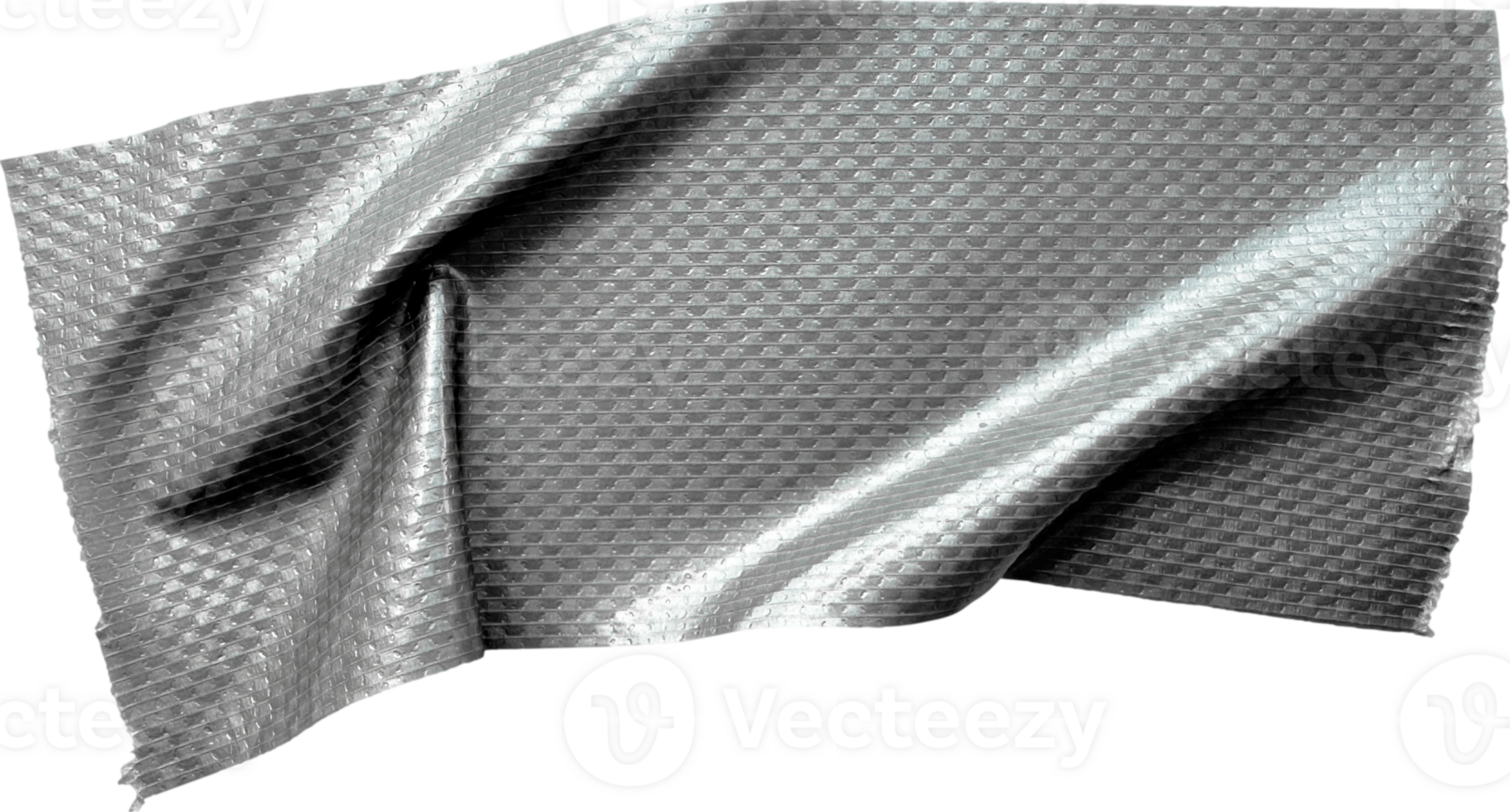 Gray Textured Crumpled Torn Duct Tape png
