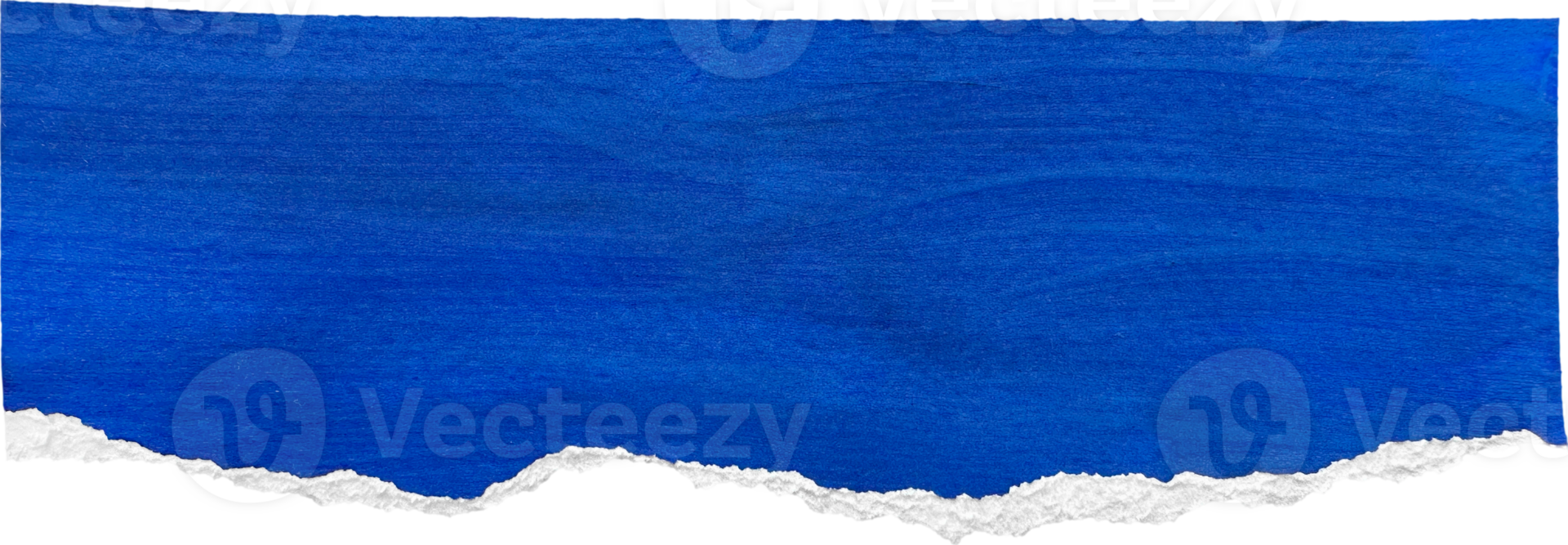 Blue and White Torn Paper Piece png