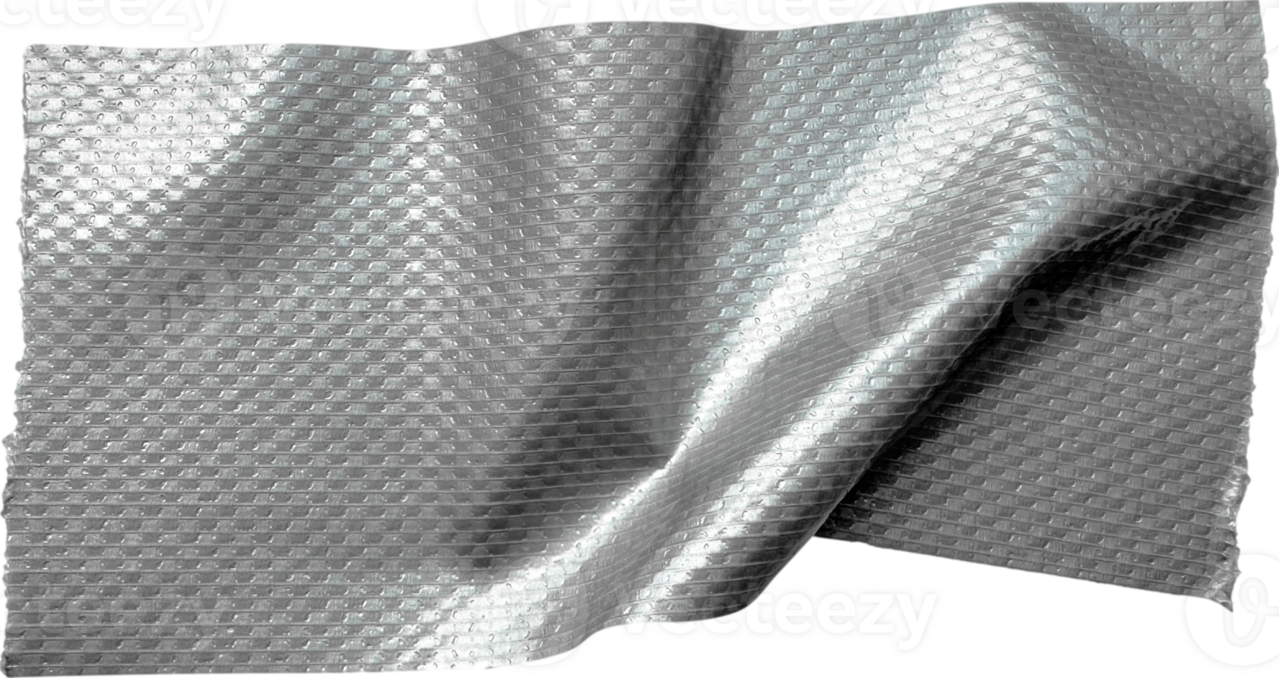 Gray Textured Crumpled Torn Duct Tape png