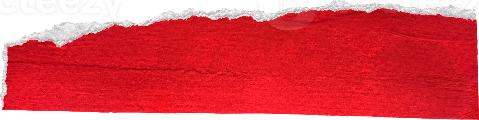 Red and White Torn Paper Piece png