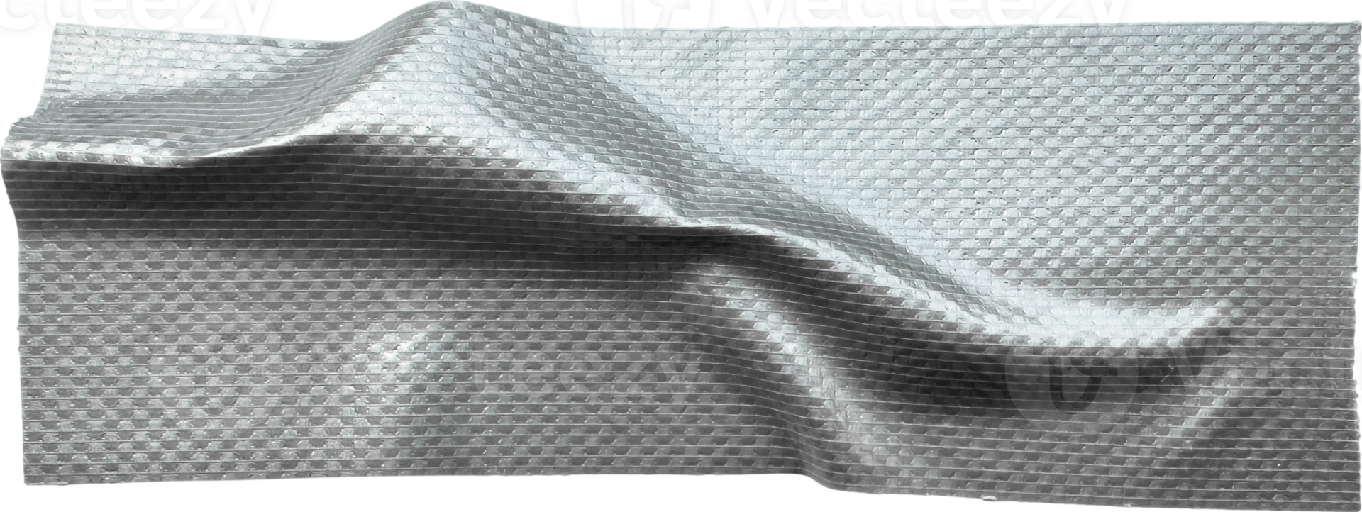 Gray Textured Crumpled Torn Duct Tape png