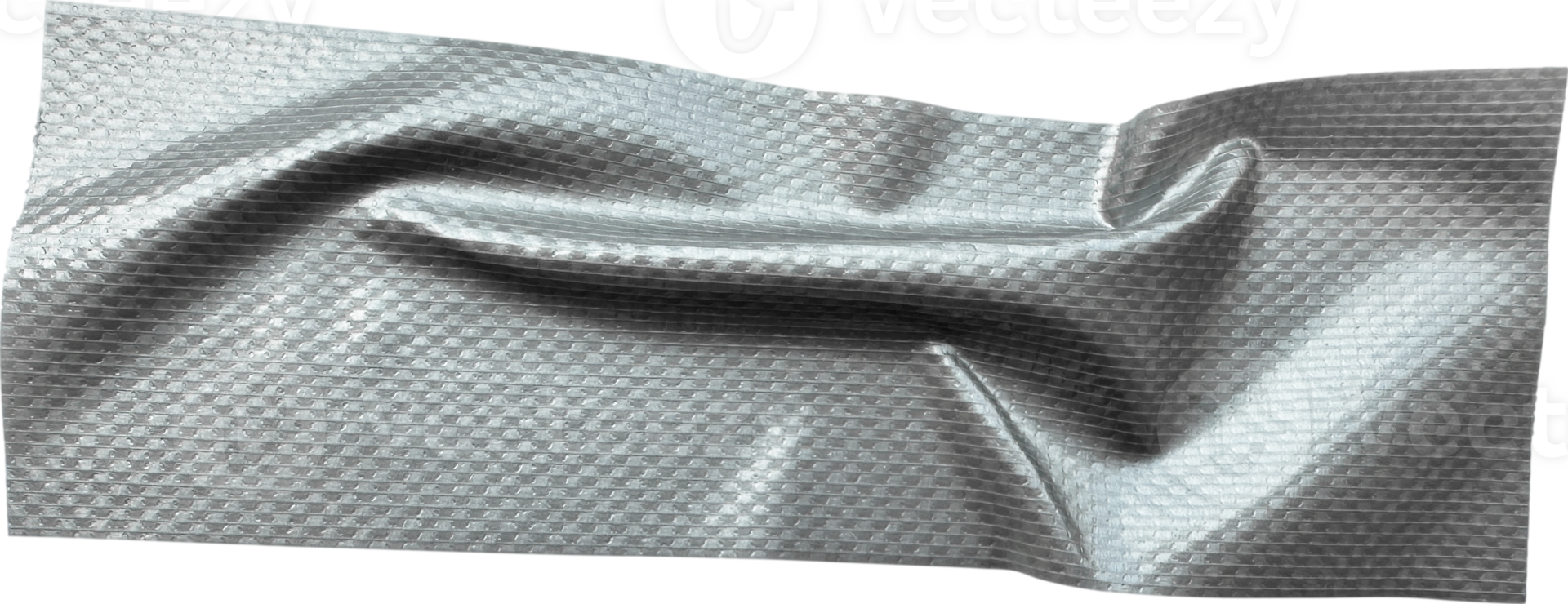 Gray Textured Crumpled Torn Duct Tape png