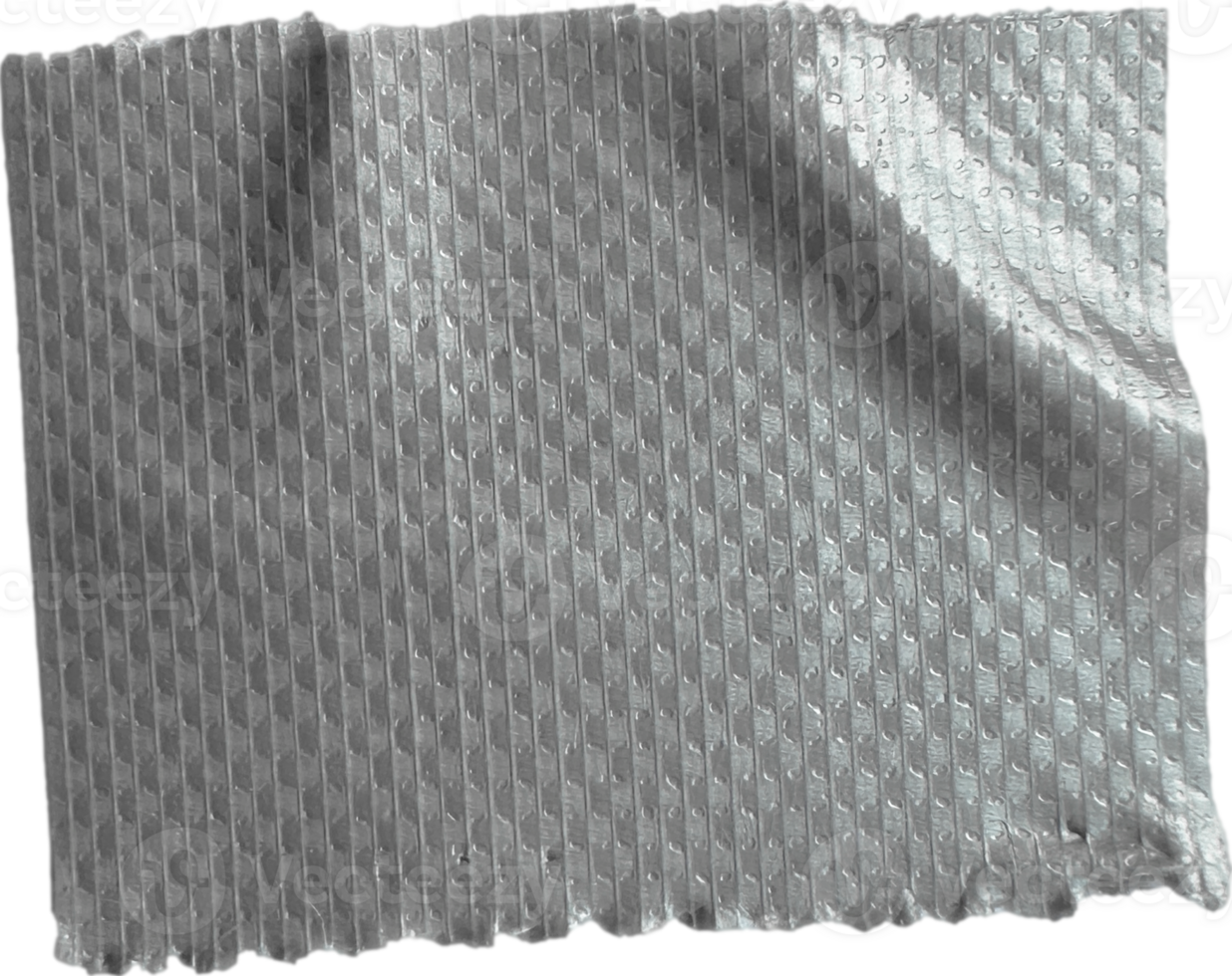 Gray Textured Crumpled Torn Duct Tape png