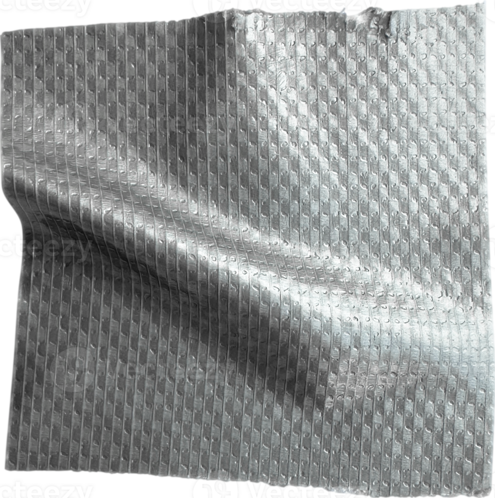 Gray Textured Crumpled Torn Duct Tape png