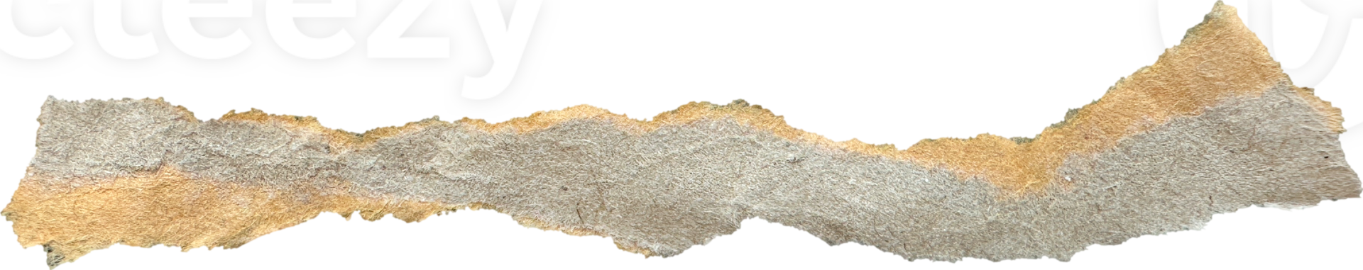 Brown Textured Torn Crumpled Old Paper Piece png