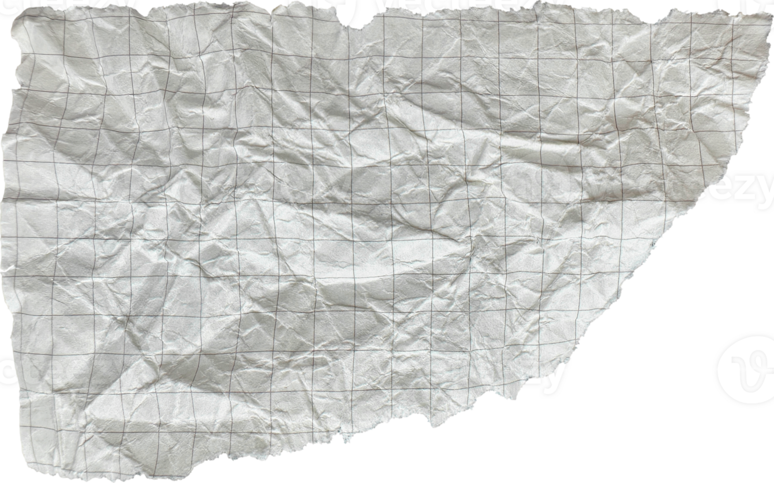 Beige Torn Crumpled Old Paper Piece png
