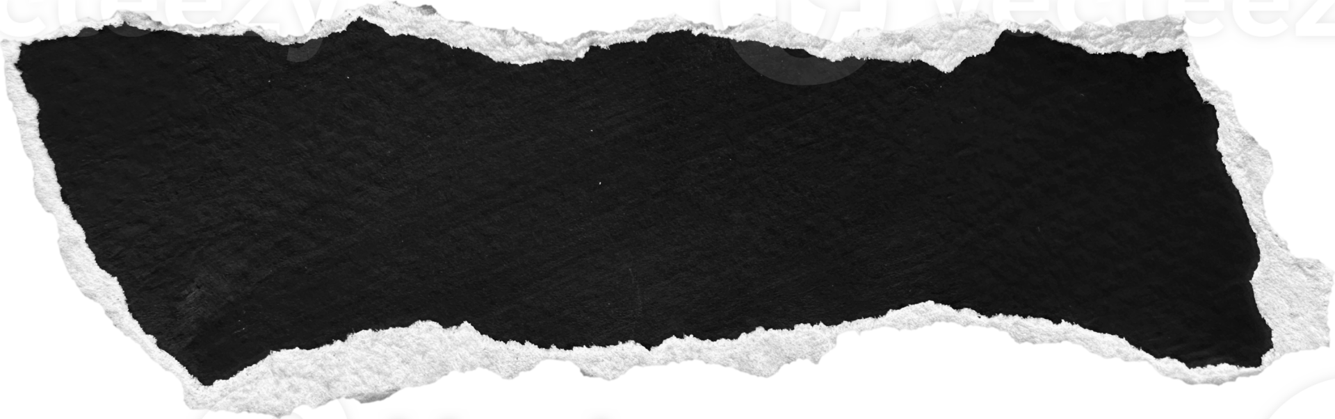 Black and White Torn Paper Piece png