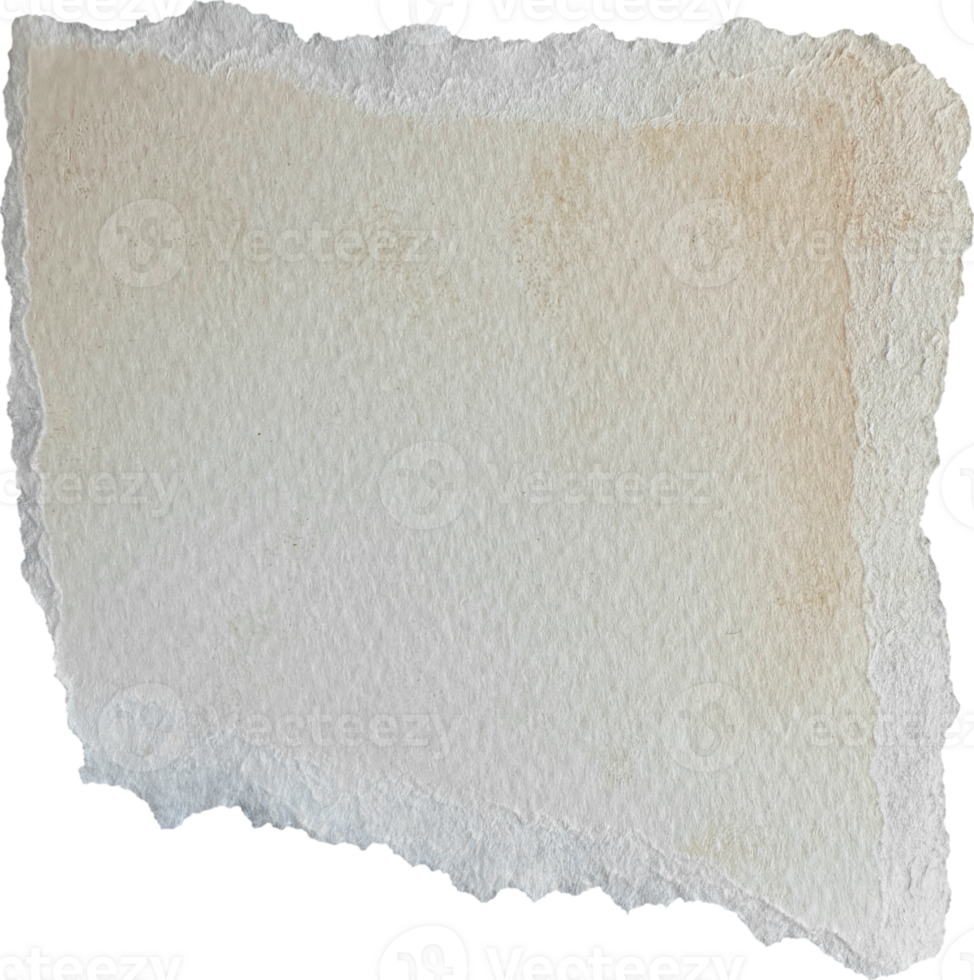 Torn Old Paper Piece png