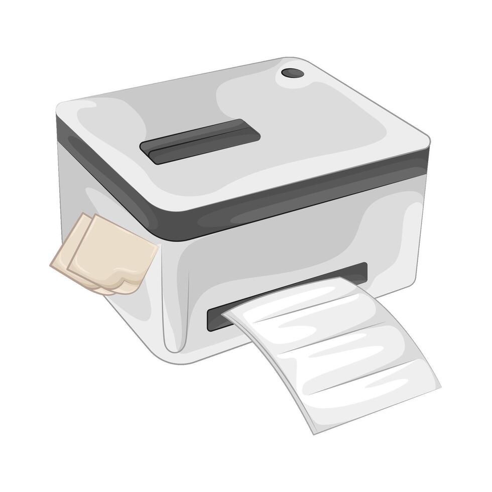 Illustration of printer vector
