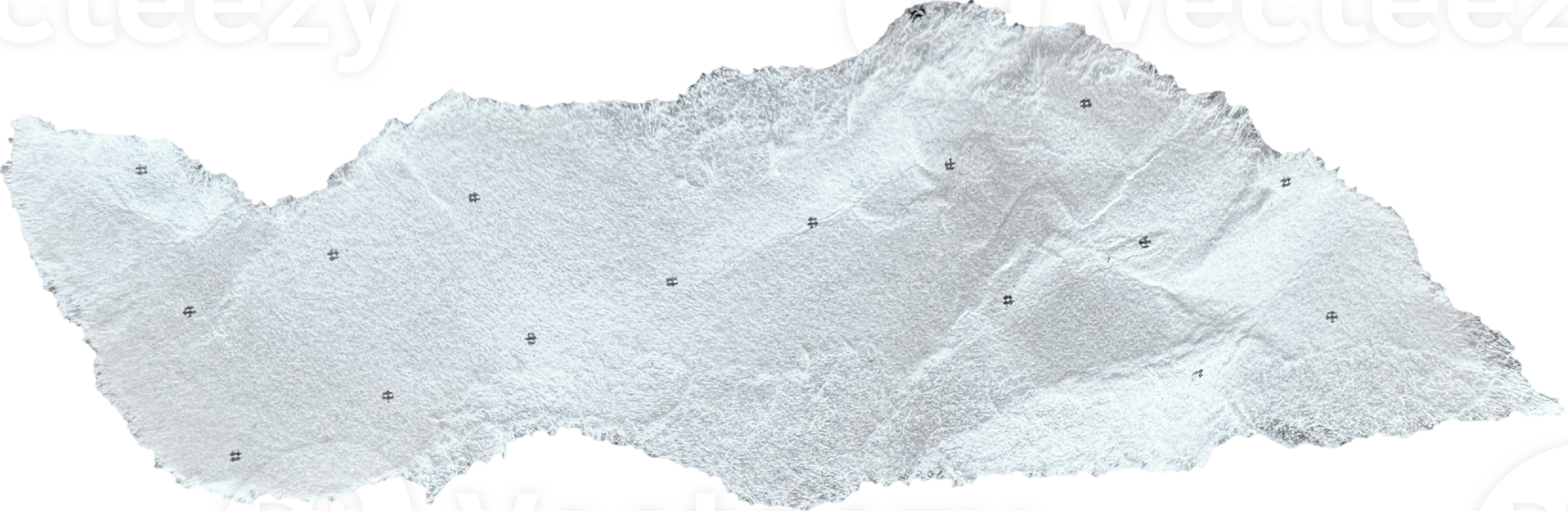 White Torn Crumpled Old Dotted Paper Piece png