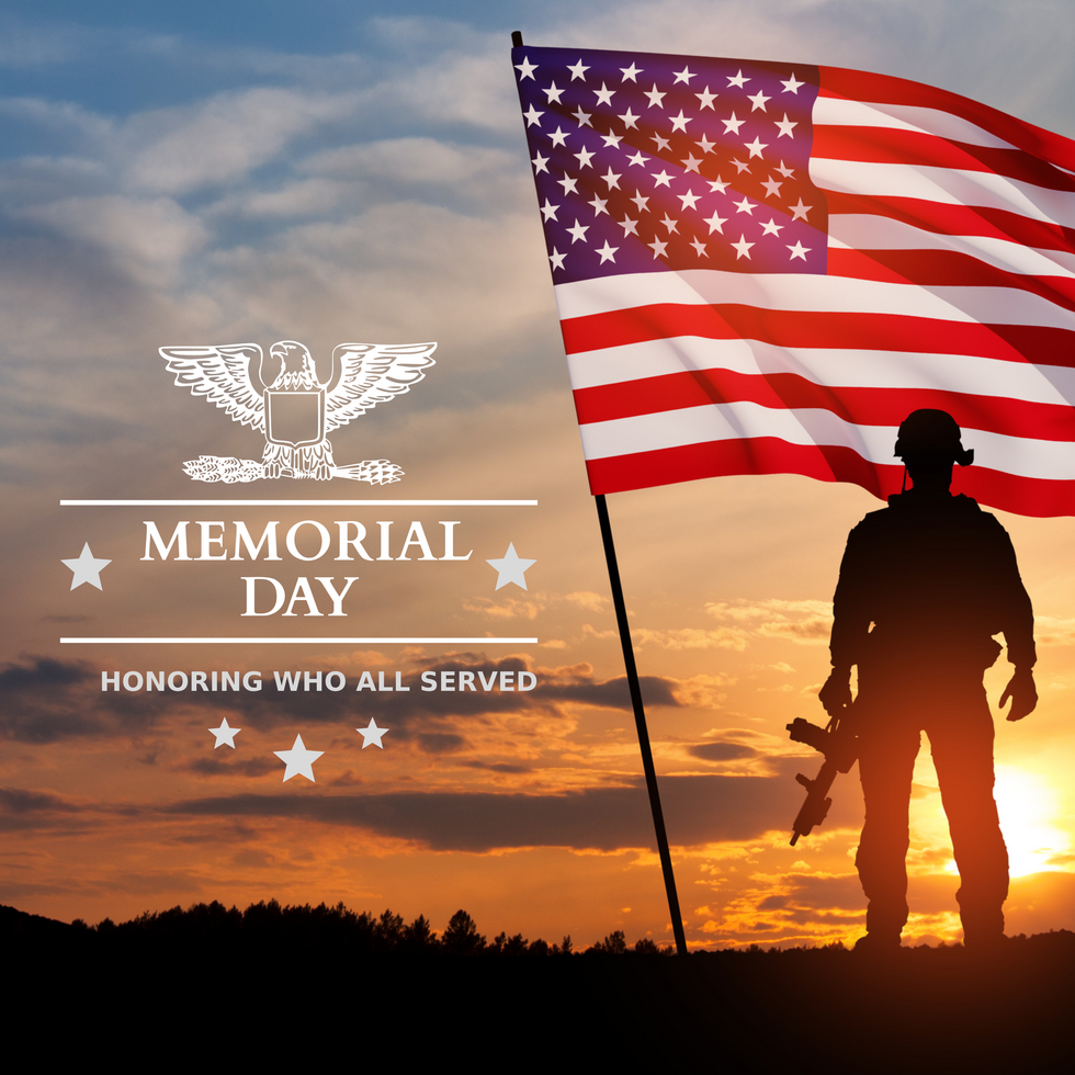 Memorial Day Post psd