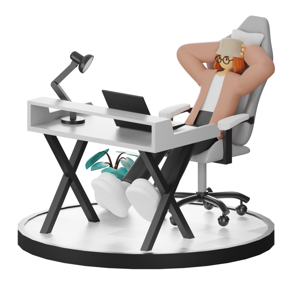 3d Illustration Enhancing Work Life with Your Computer or Laptop png
