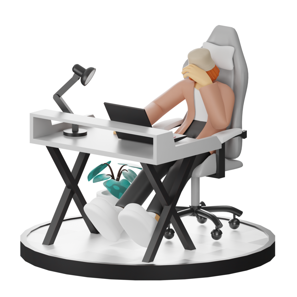 3d Illustration Enhancing Work Life with Your Computer or Laptop png