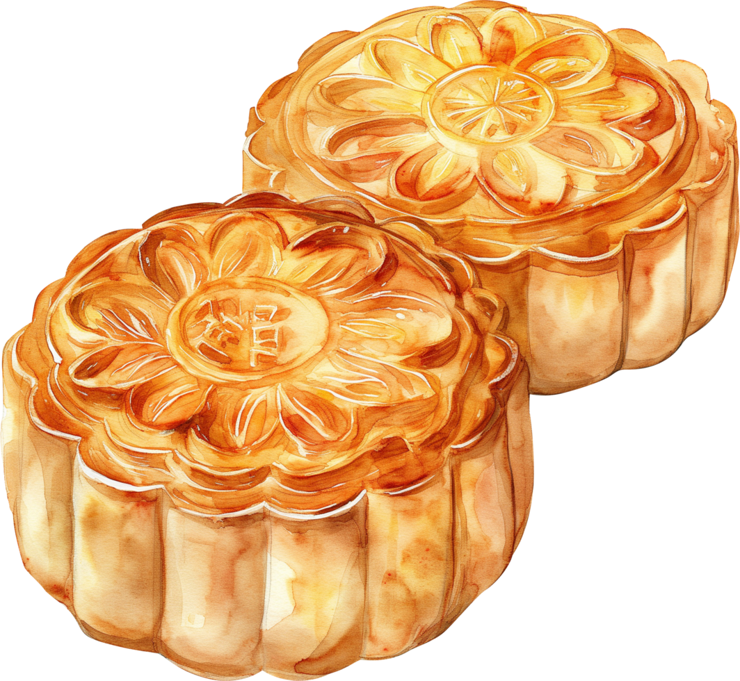 Moon cakes for Chinese Mid autumn festival png