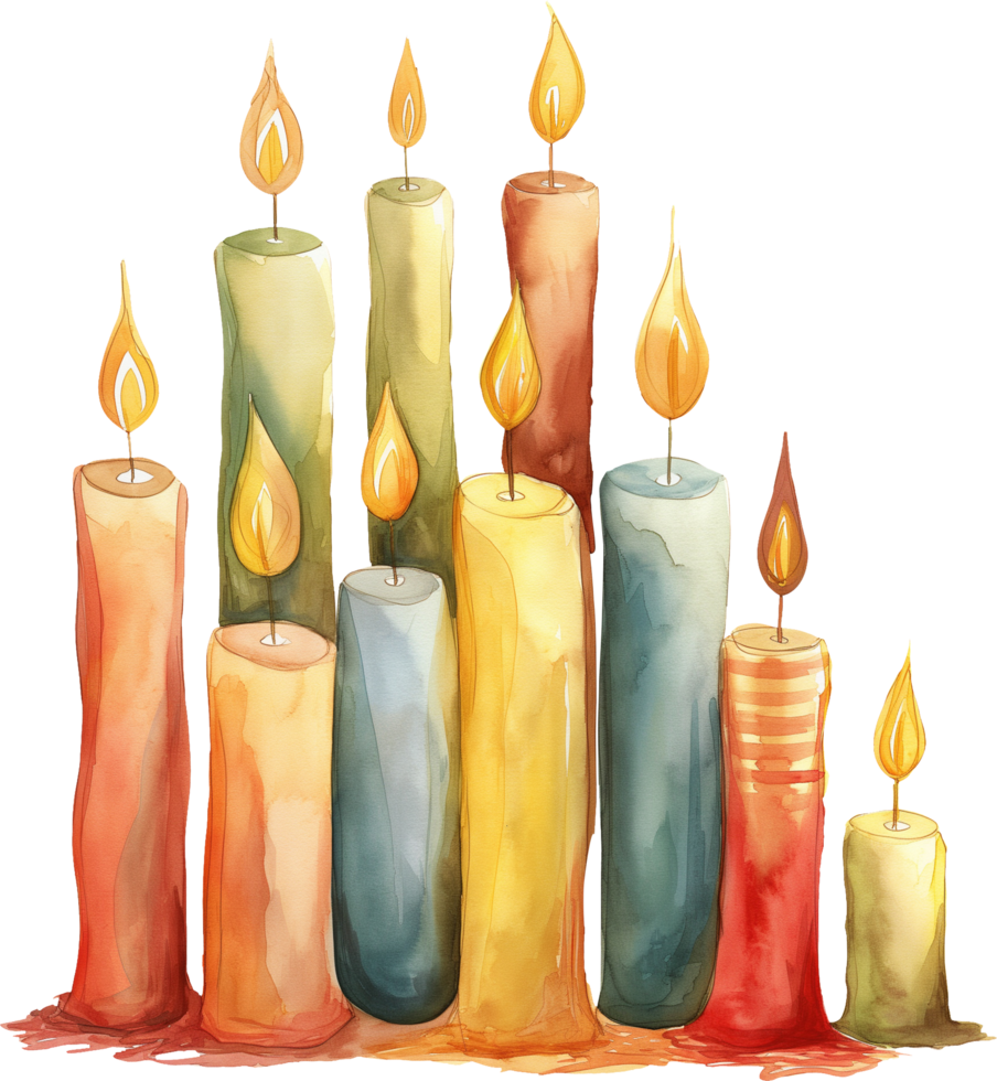 Arranging candles in odd numbers for visually interesting groupings png