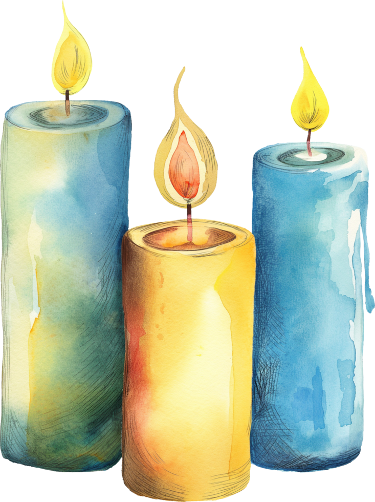 Lighting candles to reveal hidden messages written in invisible ink png