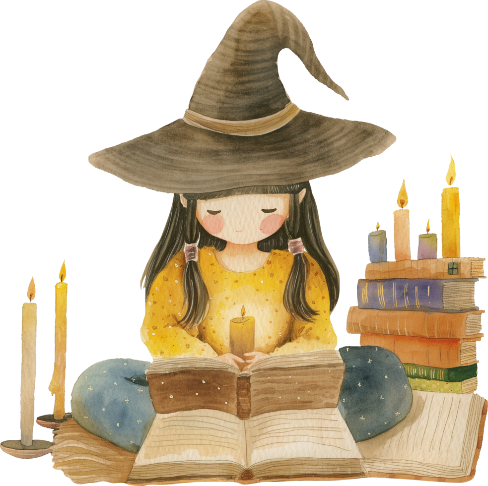 Casting spells or reading fortunes by candlelight for entertainment png
