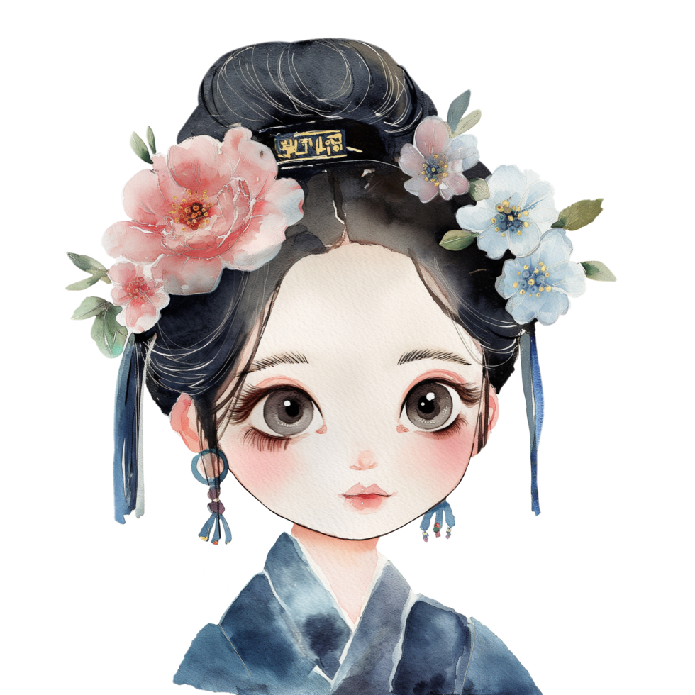 Cute Phrygian goddess portrait png