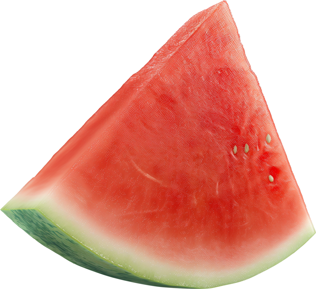 Watermelon with slice isolated on a transparent background png