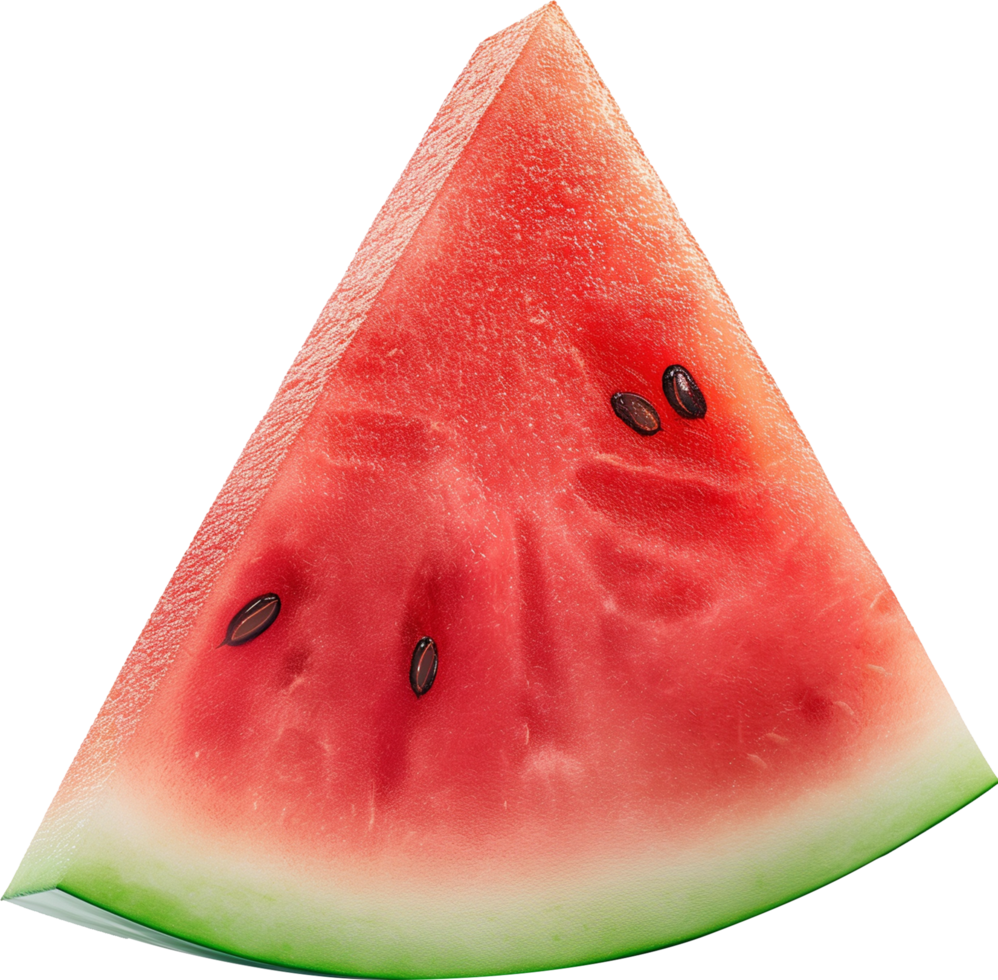 Watermelon with slice isolated on a transparent background png