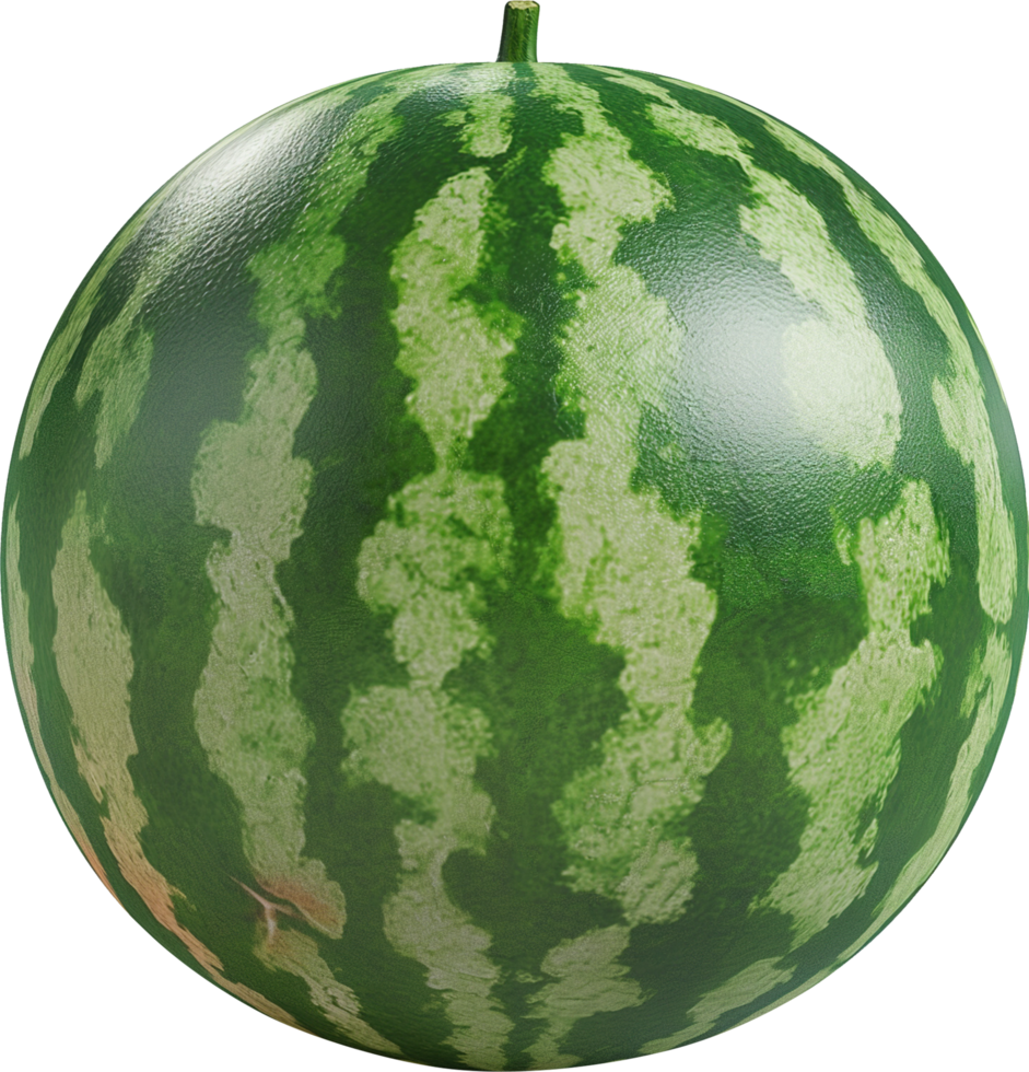 Fresh delicious Watermelon isolated on a transparent background png